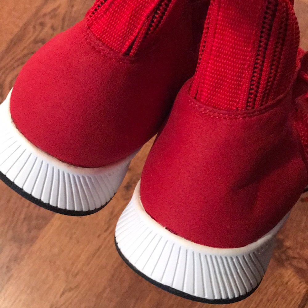 ZARA MAN RED MEN’S SNEAKERS - Picture 8 of 8